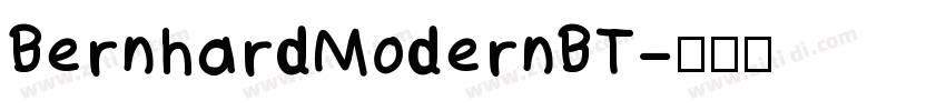 BernhardModernBT字体转换