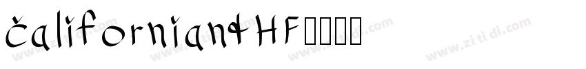 CalifornianLHF字体转换