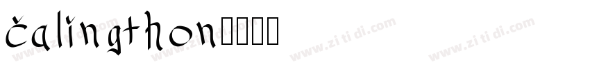 Calingthon字体转换