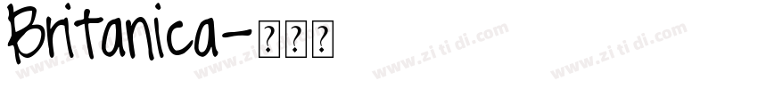 Britanica字体转换