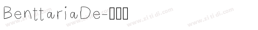 BenttariaDe字体转换