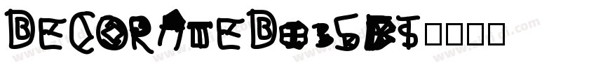 decorated035BT字体转换