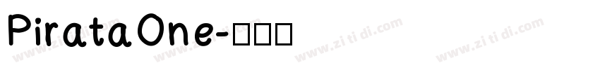 PirataOne字体转换