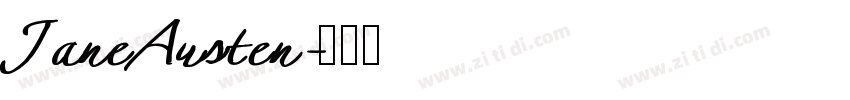 JaneAusten字体转换
