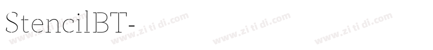 StencilBT字体转换