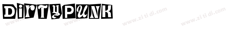 DirtyPunk字体转换