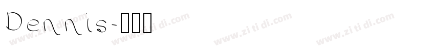 Dennis字体转换