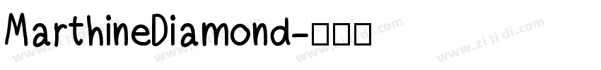 MarthineDiamond字体转换