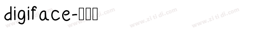 digiface字体转换