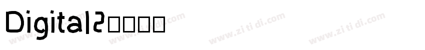 Digital2字体转换