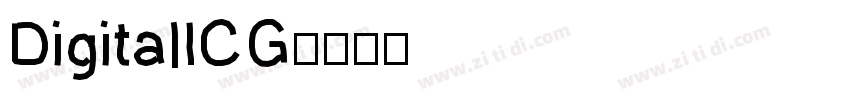 DigitalICG字体转换