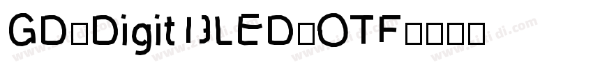 GD-Digit13LED-OTF字体转换