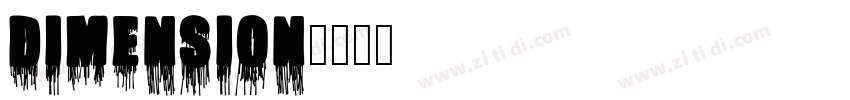 Dimension字体转换