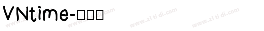 VNtime字体转换