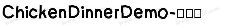 ChickenDinnerDemo字体转换