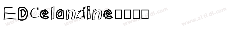 EDCelandine字体转换