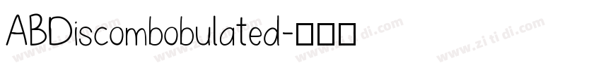 ABDiscombobulated字体转换