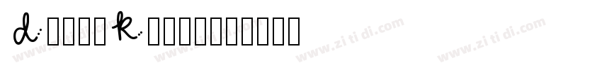DittyRegular字体转换