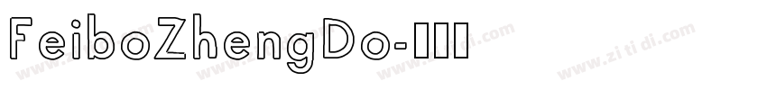FeiboZhengDo字体转换