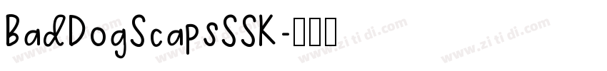 BadDogScapsSSK字体转换