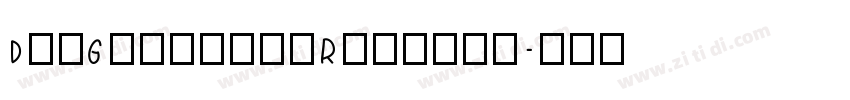 DonGraffitiRegular字体转换