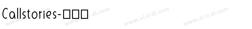 Callstories字体转换