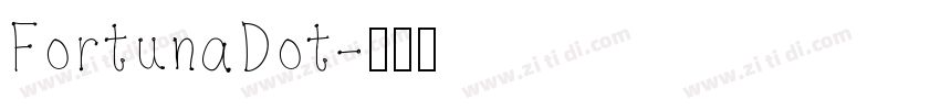 FortunaDot字体转换