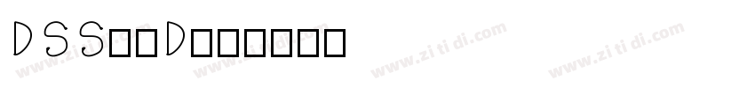 DSSysDot字体转换