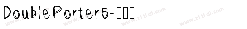 DoublePorter5字体转换