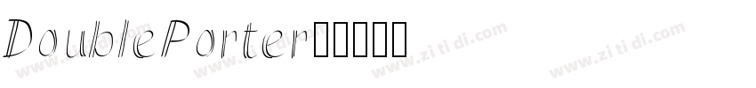 DoublePorter5字体转换