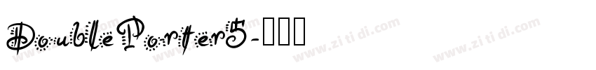DoublePorter5字体转换