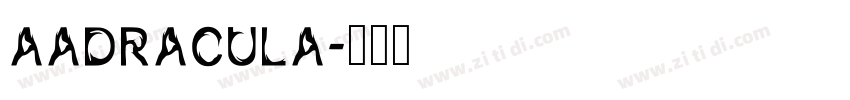 AaDracula字体转换