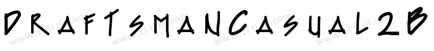 DraftsmanCasual2B字体转换