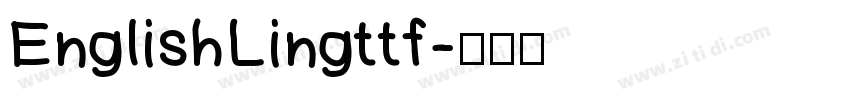 EnglishLingttf字体转换