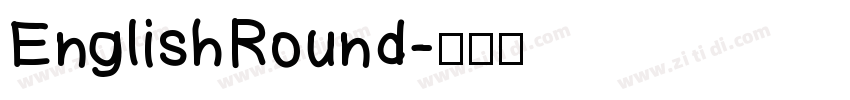 EnglishRound字体转换