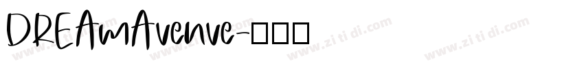 DREAmAvenve字体转换