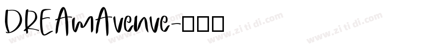 DREAmAvenve字体转换