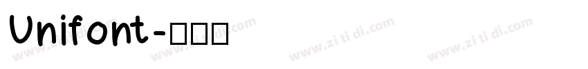 Unifont字体转换