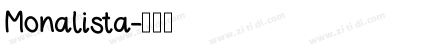 Monalista字体转换