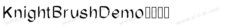 KnightBrushDemo字体转换