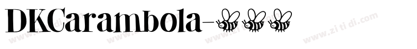 DKCarambola字体转换