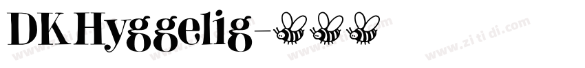 DKHyggelig字体转换