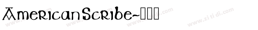 AmericanScribe字体转换