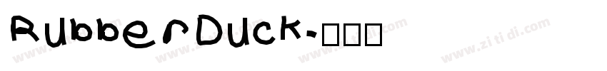 RubberDuck字体转换