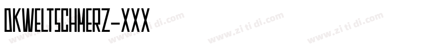 DKWeltschmerz字体转换