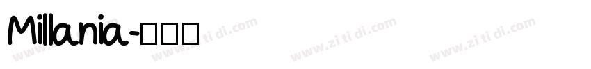 Millania字体转换