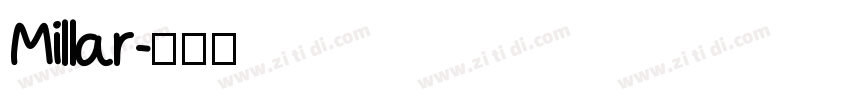 Millar字体转换
