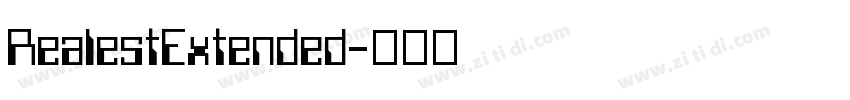 RealestExtended字体转换