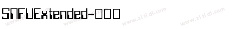 SNFUExtended字体转换