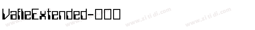 VafleExtended字体转换